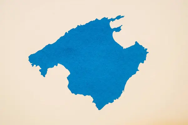 Majorka Hiszpania Paź 2023 Pomalowany Zarys Wyspy Majorka Fundacja Miro — Zdjęcie stockowe
