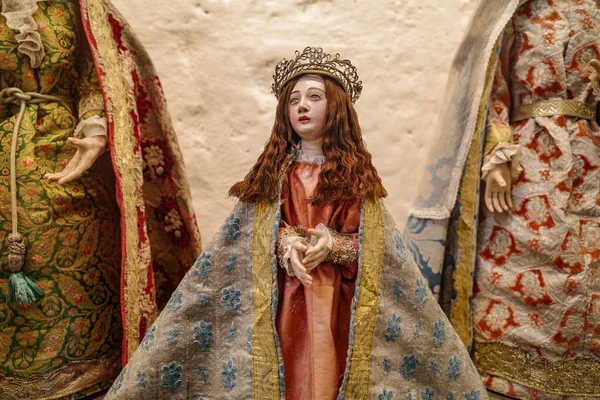 Arequipa Perú Dic 2023 Las Artes Religiosas Exhibición Monasterio Santa Imagen De Stock