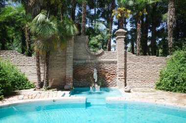 Santiago, Şili - 25 Kasım 2023 Santa Rita üzüm bağlarındaki Casa Real Oteli,