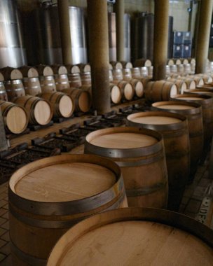 Santiago, Şili - 25 Kasım 2023: Haras de Pirque Vineyard ve şarap imalathanesi, Santiago, Şili