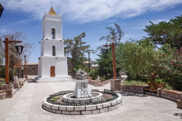 Atacama, Şili - 1 Aralık 2023: Iglesia de San Lucas Kilisesi, Tocanao