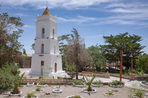 Atacama, Şili - 1 Aralık 2023: Iglesia de San Lucas Kilisesi, Tocanao