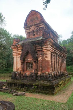 Hoi An, Vietnam - 6 Şubat 2024: Oğlum Hindu tapınağı Champa Krallığı sırasında inşa edildi, Vietnam