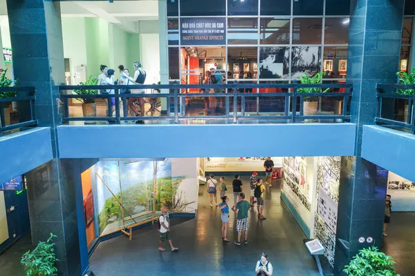 stock image Ho Chi Minh City, Vietnam - 2 Feb, 2023: Main lobby of the War Remants Museum, Ho Chi Minh City