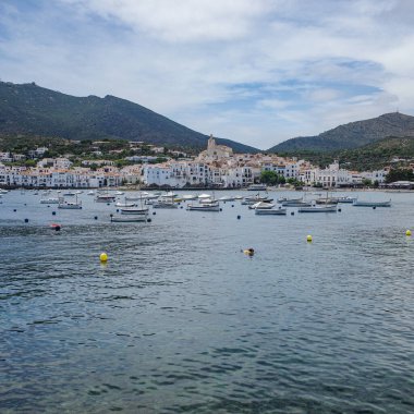 Cadaques, Spain - 30 June, 2024: View of old town Cadaques, Costa Brava, Catalonia clipart