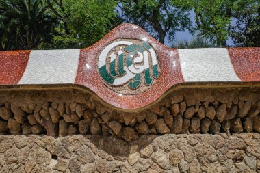 Barselona, İspanya - 28 Temmuz 2024: Katalan mimar Antoni Gaudi, İspanya