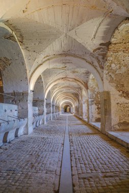 Rakamlar, İspanya - 3 Ağustos 2024: Castillo de San Fernando (Sant Ferran Kalesi) askeri kalesi, Figueres, Katalonya