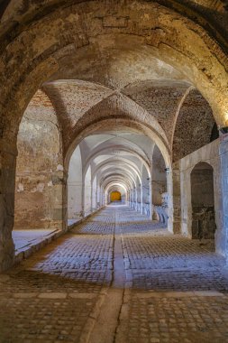 Rakamlar, İspanya - 3 Ağustos 2024: Castillo de San Fernando (Sant Ferran Kalesi) askeri kalesi, Figueres, Katalonya