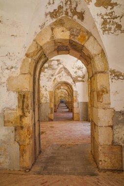Rakamlar, İspanya - 3 Ağustos 2024: Castillo de San Fernando (Sant Ferran Kalesi) askeri kalesi, Figueres, Katalonya