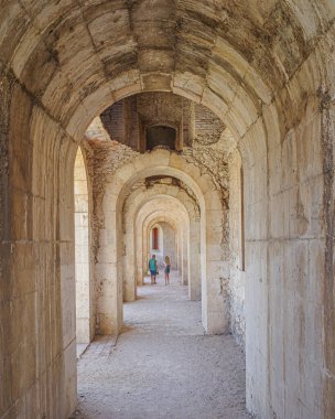 Rakamlar, İspanya - 3 Ağustos 2024: Castillo de San Fernando (Sant Ferran Kalesi) askeri kalesi, Figueres, Katalonya