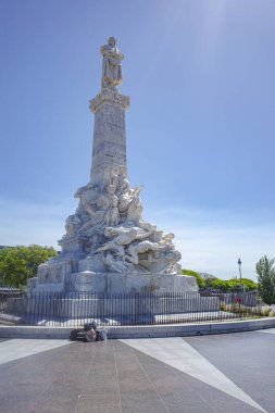 Buenos Aires, Arjantin - 23 Kasım 2024: Christopher Anıtı 