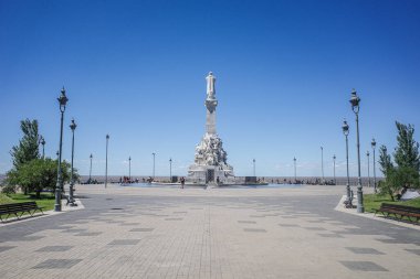 Buenos Aires, Arjantin - 23 Kasım 2024: Christopher Anıtı 