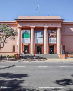 Buenos Aires, Arjantin - 22 Kasım 2024: Ulusal Güzel Sanatlar Müzesi (Museo Nacional de Bellas Artes)