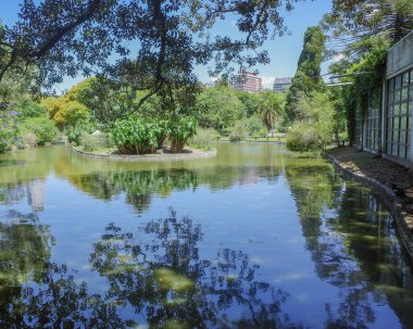 Buenos Aires, Arjantin - 22 Kasım 2024: Ecoparque (Ecopark), Buenos Aires 'in Palermo bölgesinde bir koruma alanı.