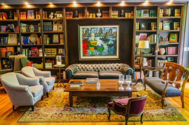 Buenos Aires, Arjantin - 22 Kasım 2024: Buenos Aires Palermo Soho Mahallesi Legado Mitico Oteli