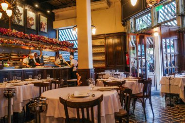 Buenos Aires, Arjantin - 20 Kasım 2024 Palermo Soho 'daki Don Julio Parilla Restoranı