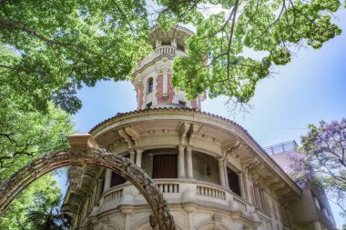 Buenos Aires, Arjantin - 20 Kasım 2024: Buenos Aires Palermo Chico Mahallesi Casa Redonda