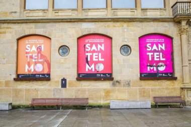 San Sebastian, İspanya - 9 Şubat 2025: Donostia San Sebastian, Bask Bölgesi 'ndeki San Telmo Müzesi