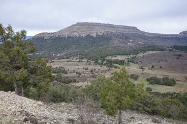 Burgos, İspanya - 3 Mart 2025: Sad Hill Mezarlığı, batı filmi 