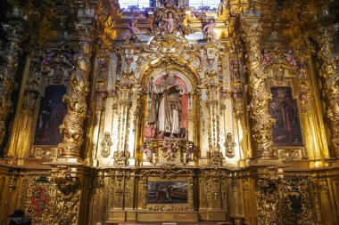 Segovia, İspanya - 3 Mart 2025 Segovia Katedrali, Gotik tarzı bir Roma Katolik katedrali.