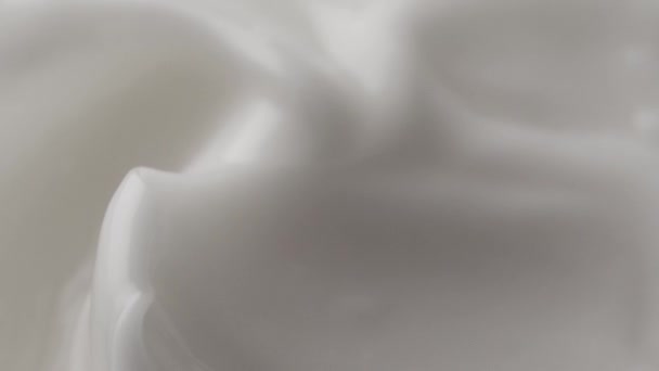 Cosmetische Crème Textuur Closeup Fps Slow Motion — Stockvideo