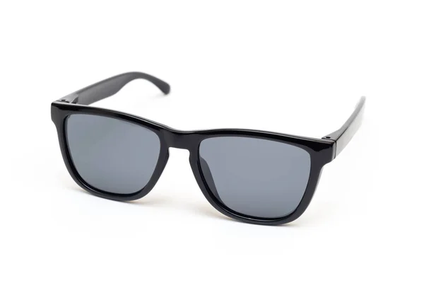 Black Modern Sunglasses White Background — Stock Photo, Image