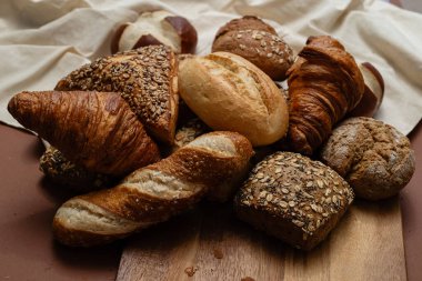 Çeşitli Alman çörekleri.