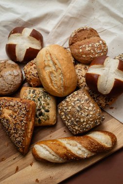 Çeşitli Alman çörekleri.