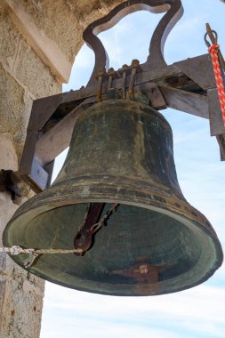 Historical bells in a Catholic religious Basilica