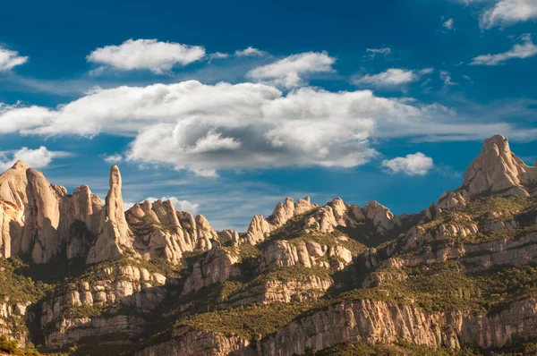 Majestätischer Montserrat Das Spirituelle Herz Kataloniens Erkunden — Stockfoto