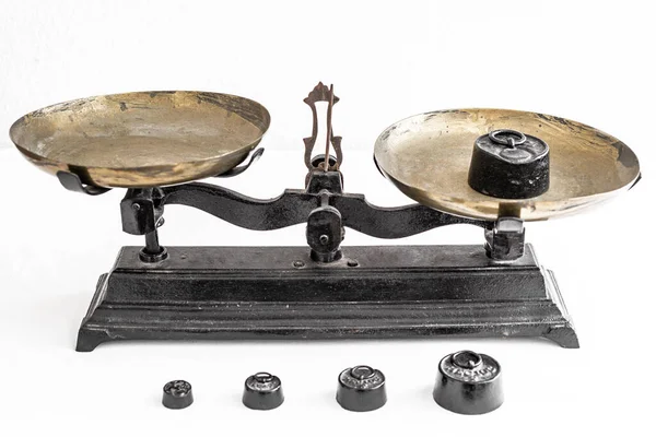 Weight Menemukan Sejarah Dan Mekanika Dari Skala Antik — Stok Foto