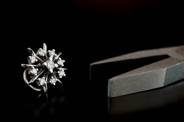 Glittering Showcase Expertly Handcrafted Šperky Doplňky — Stock fotografie