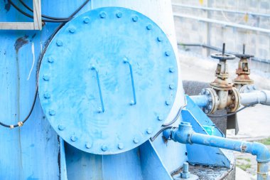 Bahçede su vanası, endüstriyel su vanası.