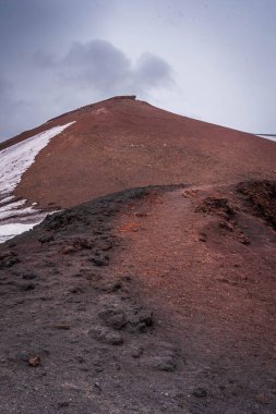 Etna Dağı, Katanya, Sicilya, İtalya, Avrupa, Dünya Mirası Bölgesi Panoraması