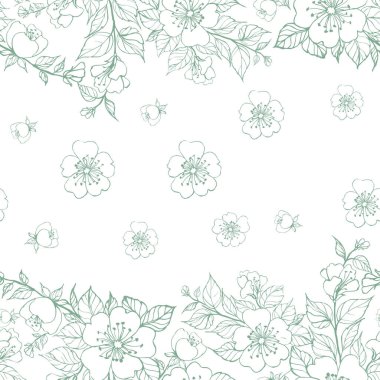 Beyaz arkaplanda pürüzsüz bir desen