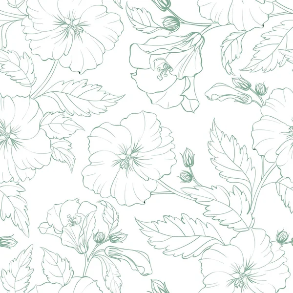 Modèle Tropical Sans Couture Sur Fond Blanc — Image vectorielle