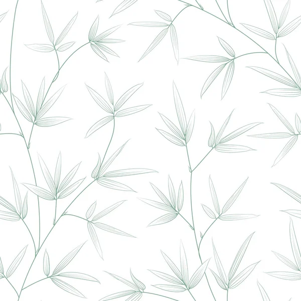 白い背景の上の熱帯のシームレス パターン — ストックベクタ