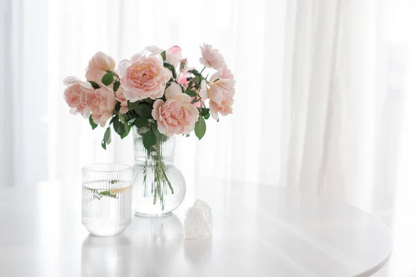 Elegant Bouquet Fresh Roses — Stock Photo, Image