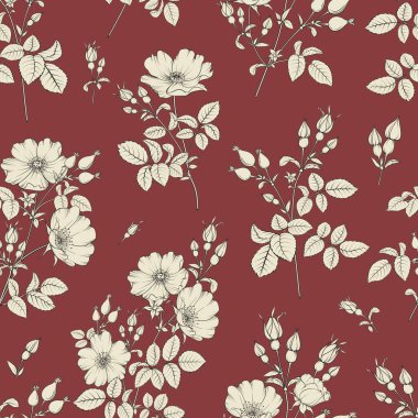 İki renkli gül desenli. Eski arkaplan