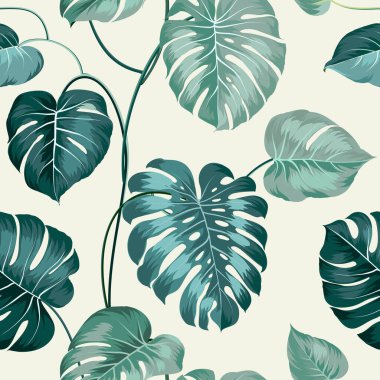 Tropik çiçek desenli. Doğa arkaplanı için çiçek