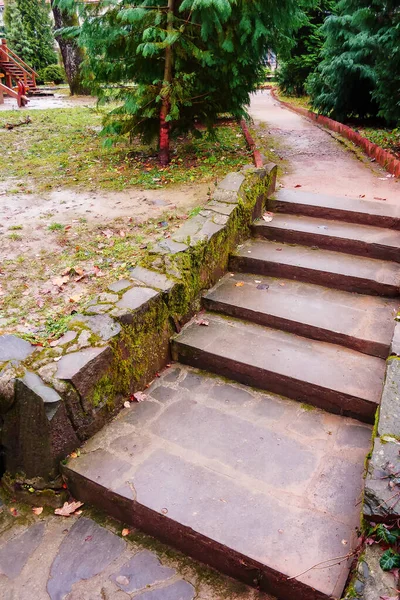 Stone Stairs Park Travel Sightseeing Concept — Stock Photo, Image
