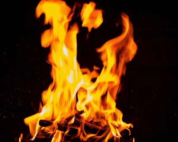 Latar Belakang Api Panas Konsep Pemanasan Dan Energi — Stok Foto