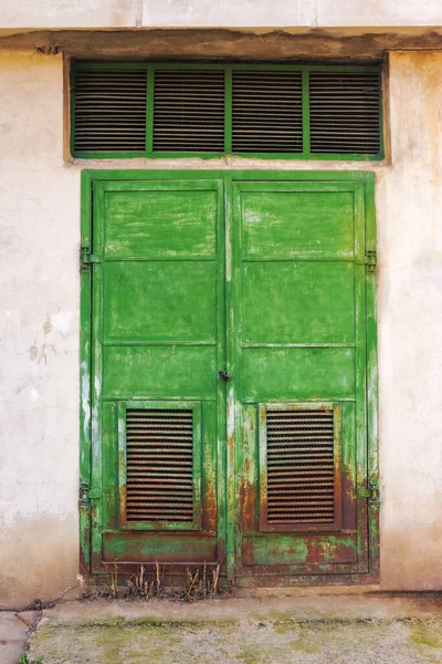 Старі Гранжеві Двері Архітектурний Фон — стокове фото