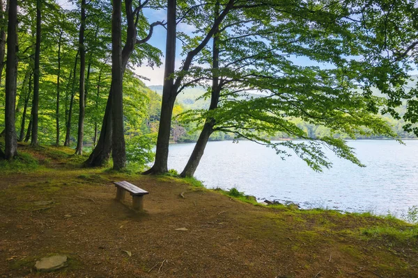 ビオラート山脈の湖 スロバキア 夏の休暇シーズンだ 晴れた日には — ストック写真