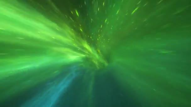 Concept Voyage Spatial Hyper Rapide Tunnel Distorsion Vortex Déplaçant Dans — Video
