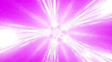 Warp speed space travel concept. Seamless loop wormhole straight through time and space.