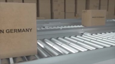 ALMANY İthalat ve İhracat konseptinde üretildi. Lastik taşıyıcıda Alman malı karton kutular var..