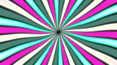 Animasyon Günışığı Mavi Işınları. Güneş ışığı ya da vintage dönen ışınlar. Çizgi roman ya da çizgi film canlandırma arkaplanı.