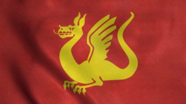 Stjordal Kommune bayrağı, Norveç işareti.