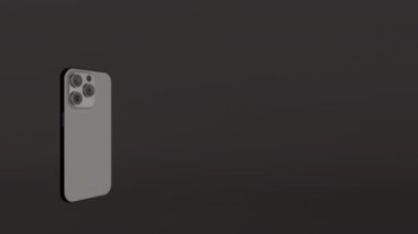 İzleme için işaretli akıllı telefon yeşil ekranı - telefon dönüşleri ve soldan sağa hareketler.